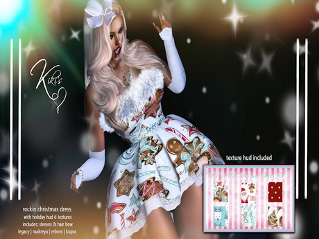 Second Life Marketplace - K - Rockin Christmas Dress